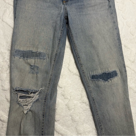 Rag & bone Lynn W/ Holes ankle skinny jeans raw hem - Picture 5 of 7